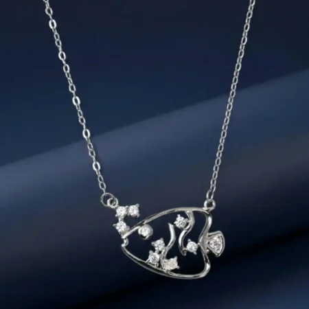 Ocean-Inspired Fish Chain Pendant