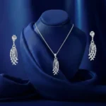 Luxury jewelry for special moments 925 silver necklace set