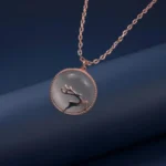 Elegant Rose Gold Pendant | Fine 925 Silver Jewelry
