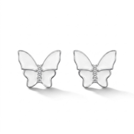 "Simple Charm: Butterfly Stud Earrings"