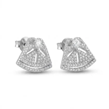 925 Sterling Silver  Stud Earrings For Womens