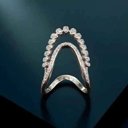 Elegant 925 Silver Women Vanki Ring | Adjustable Traditional South Indian Design