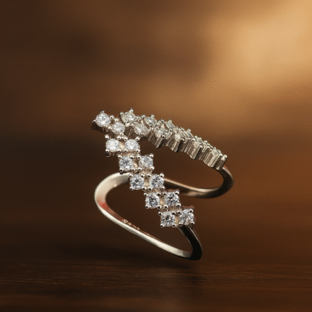 925 silver women vanki ring with adjustable traditional design
