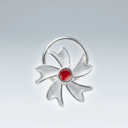 The Velvet Box 925 Sterling Silver Nose Pin – Elegant Minimalist Jewelry for Everyday Wear