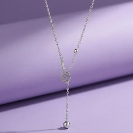 Elegant 925 Silver Women’s Chain Pendant – Timeless Everyday Necklace