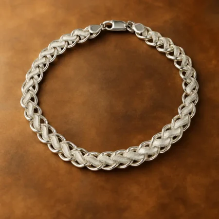 Men’s 925 Silver Bracelet with The Velvet Box – Wholesale Pack