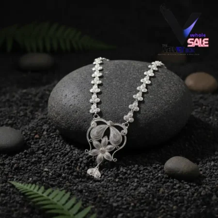 Pure 925 Silver Designer Necklace for Women