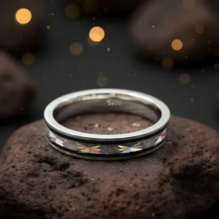 Essential Men’s Silver Band Ring | The Velvet Box
