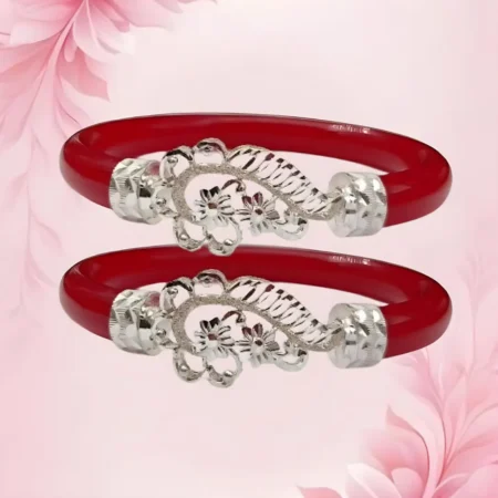 The Velvet Box Wholesale 925 Sterling Silver Pola – Elegant Red Design