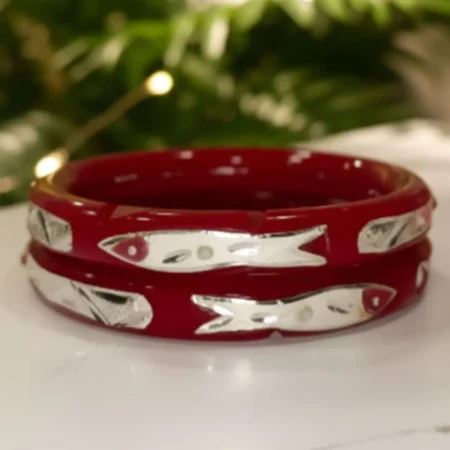 The Velvet Box 925 Sterling Silver Fish Pola Bangle – Wholesale & Bulk