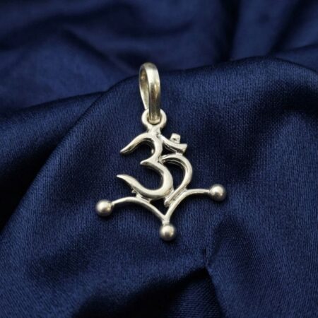 925 Silver Om Pendant for Women & Girls – BIS Hallmarked Pure Silver Jewelry