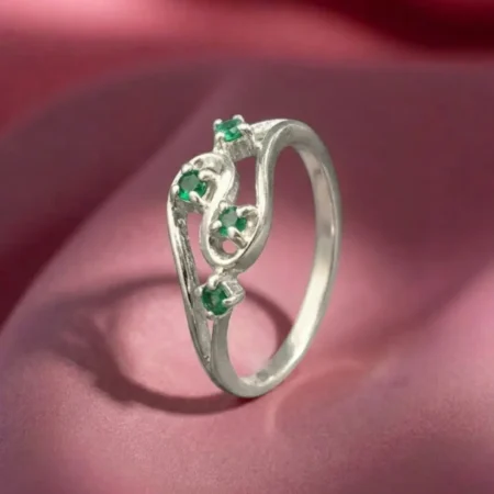 Elegant Swirl Design 925 Sterling Silver Ring for Women and Girls - BIS Hallmarked