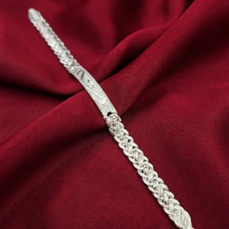 Pure 925 Sterling Silver Dolphin Design Kada Bracelet for Men's| BIS Hallmarked