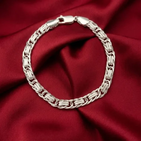 Pure 925 Sterling Silver Bold Curb Link Bracelet for Men | BIS Hallmarked