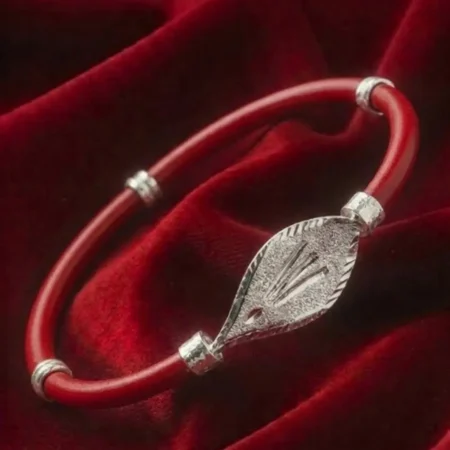 Pure 925 Silver Noya Bangle with Blue Butterfly & Floral Charm