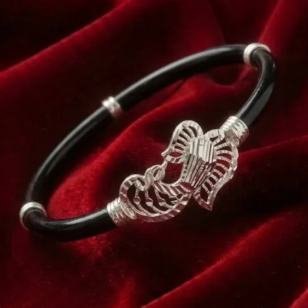 Elegant 925 Pure Silver Noya Bangle for Women | BIS Hallmarked - The Velvet Box