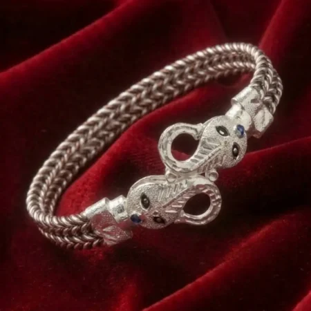 925 Silver Elephant Noya Bangle - BIS Hallmarked | The Velvet Box