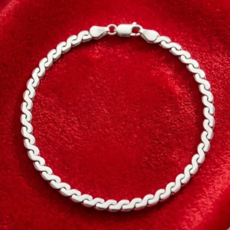 925 Silver Men's Bracelet | BIS Hallmarked Pure Silver | Free Shipping
