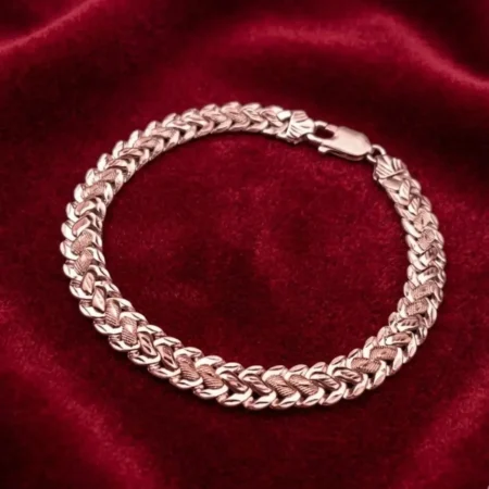 925 Sterling Silver Classic Bold Parallel Curb Link Bracelet for Men | BIS Hallmarked