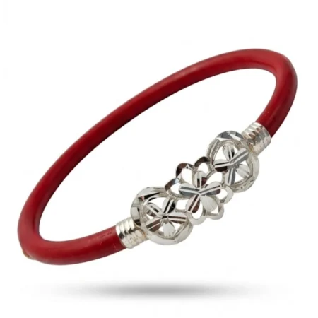 Noya Bangle with Geometrical Rhombus Motif