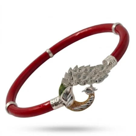 925 Silver Peacock Noya Bangle