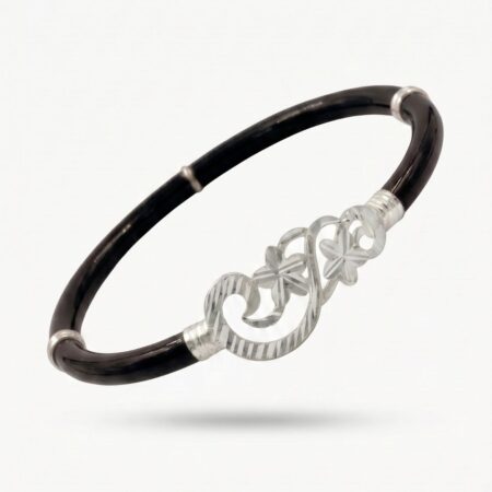 Criss-Cross Wave Geometric Noya Bangle