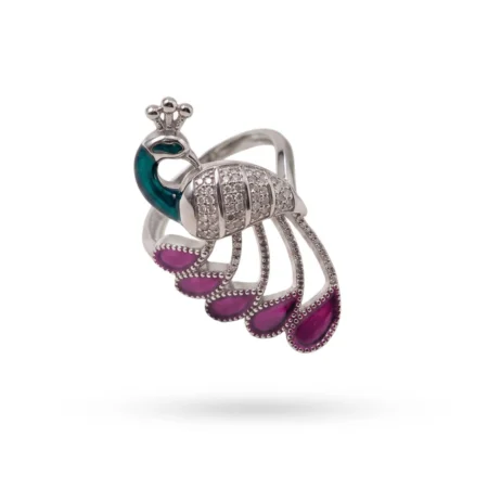 Mayur Peacock Ring for Women