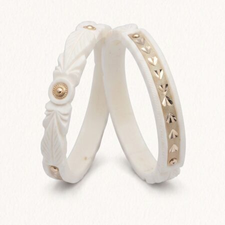 Carved Shankha Bangle for Women