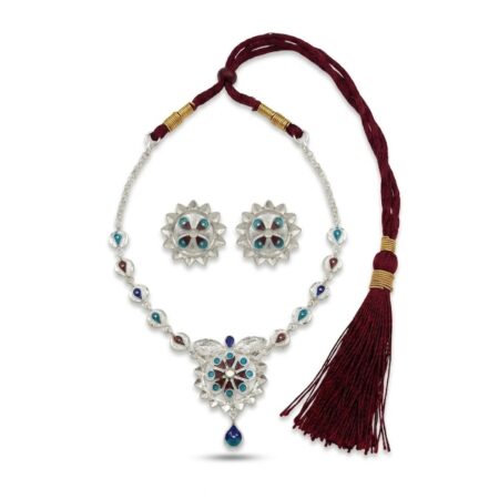 Surya Meenakari Necklace Set