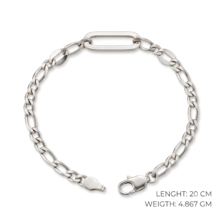 Silver Link Chain Bracelet